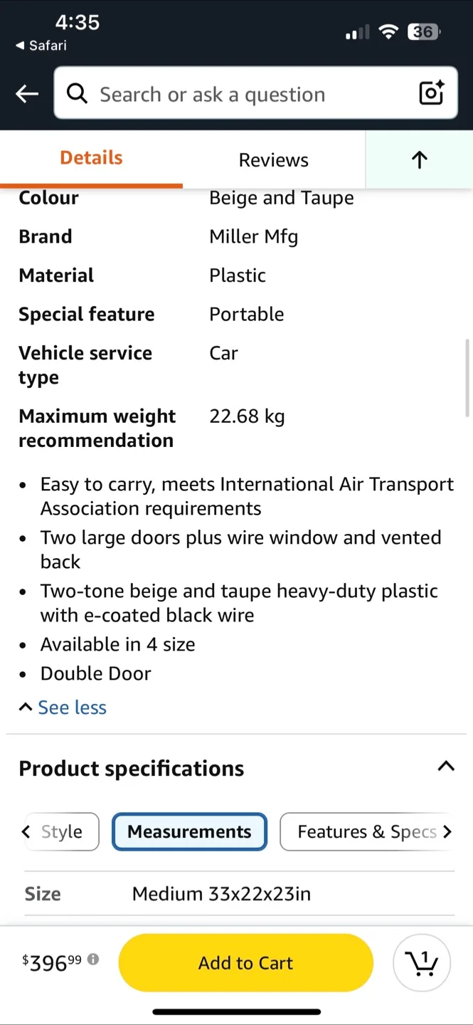 2 Door Pet Lodge Crate image indicator(2)