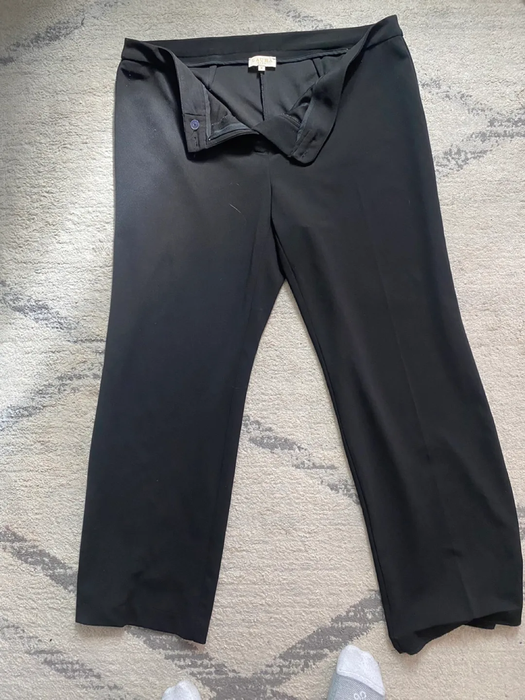 Laura Plus Size Black Dress Pants thumbnail
