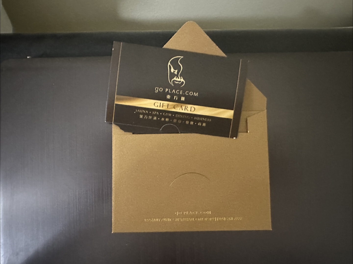 “Go Place” Spa Gift Card 200 CAD