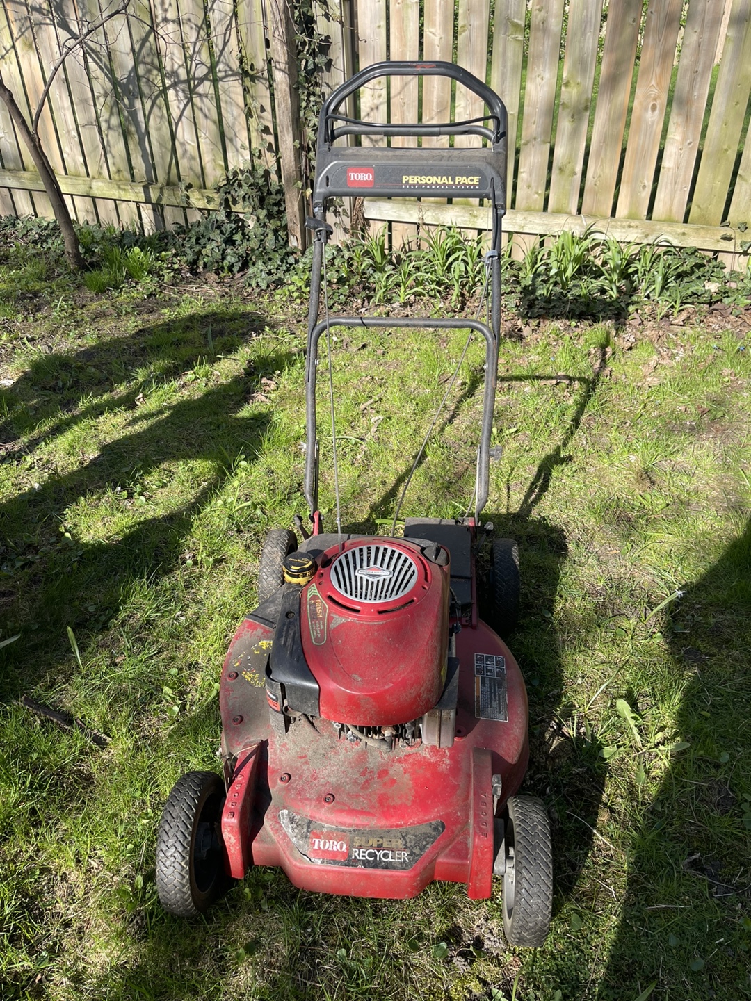 Toro Super Recycler Personal Pace Lawn Mower