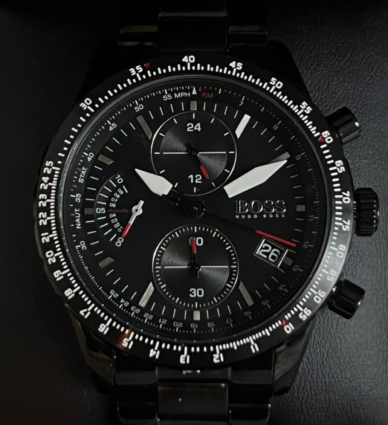 Hugo Boss Men’s Pilot Edition Chrono Quartz Watch - photo 2