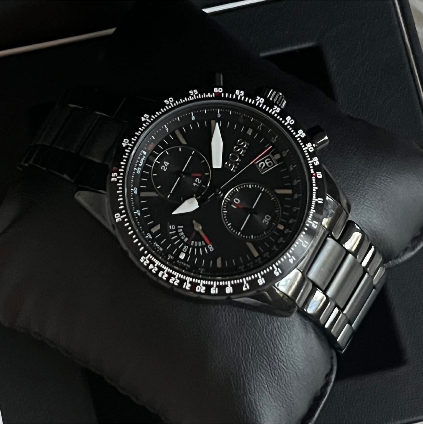 Hugo Boss Men’s Pilot Edition Chrono Quartz Watch - photo 4