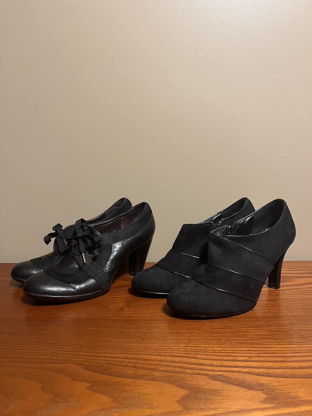 LADIES ANKLE BOOTS & HEEL PUMPS (Size 7 & 7.5M)