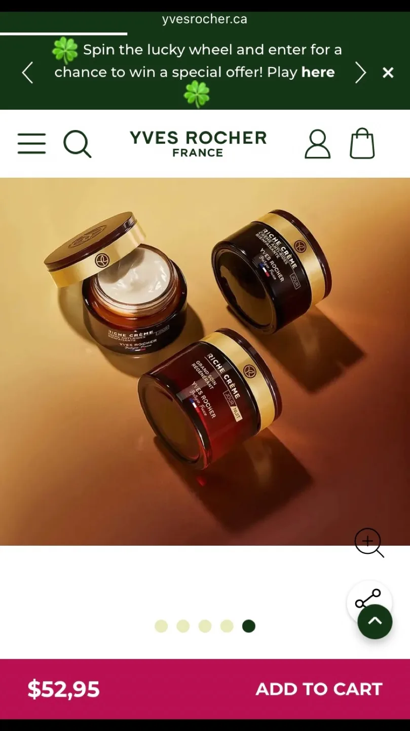 Yves Rocher Riche Crème Comforting Anti-Wrinkle Day Cream 🧴🇫🇷🌹 image indicator(9)