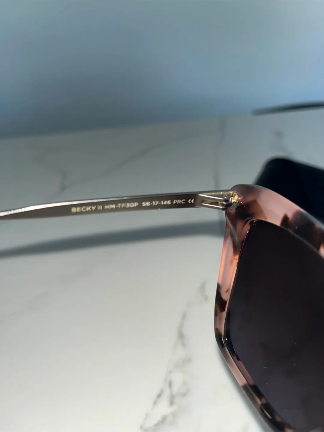 DIFF Eyewear - Becky II Sunglasses - Tortoise/Rose Gold Mirror image indicator(4)