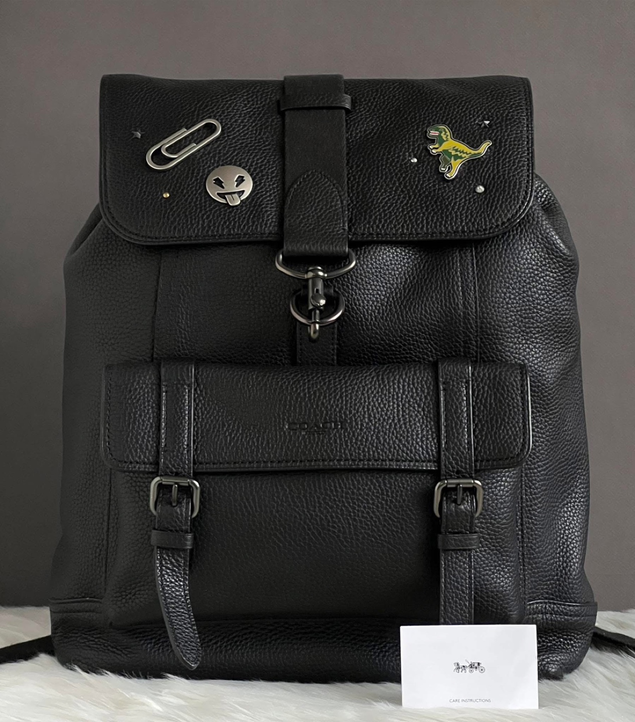 Brand new Coach Bleecker Backpack with Charms