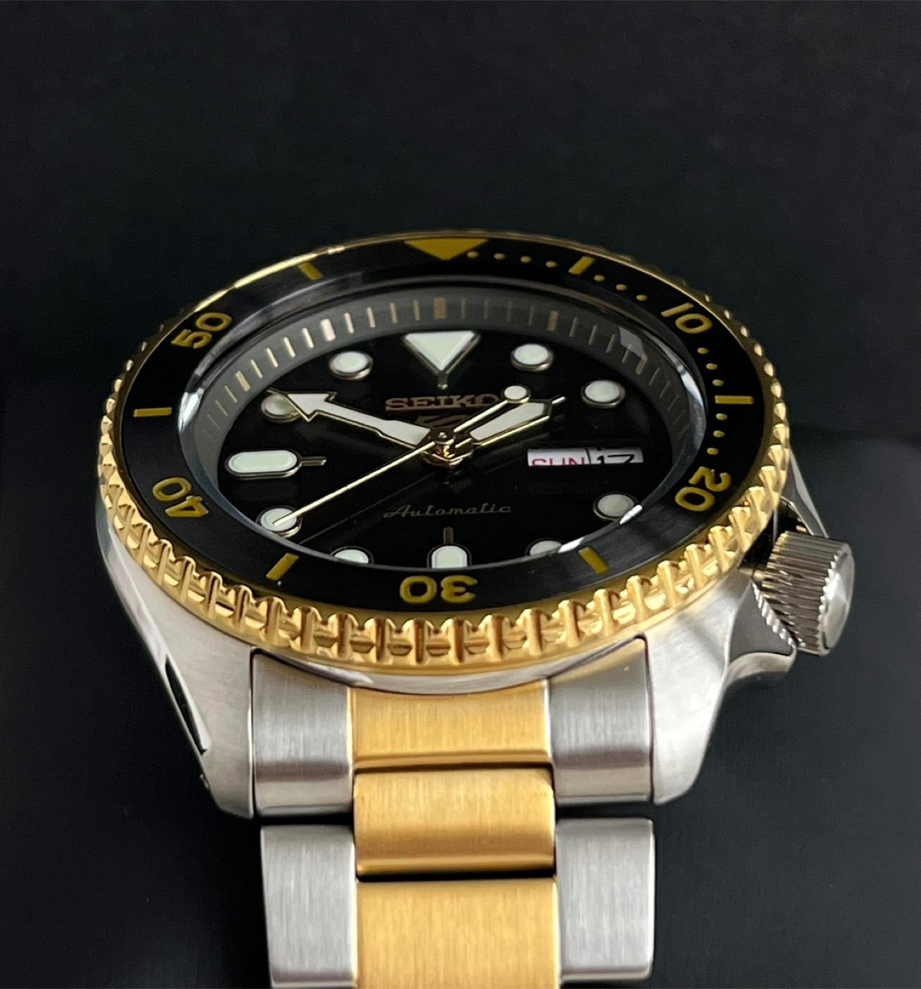 Seiko Men’s 5 Sports Automatic Two Tone Watch - photo 5