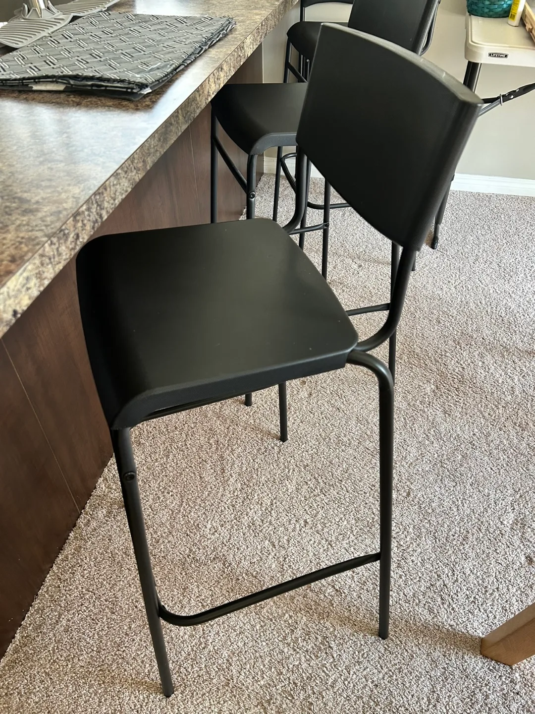 IKEA NORDVIKEN Bar Stools - Set of 3 thumbnail