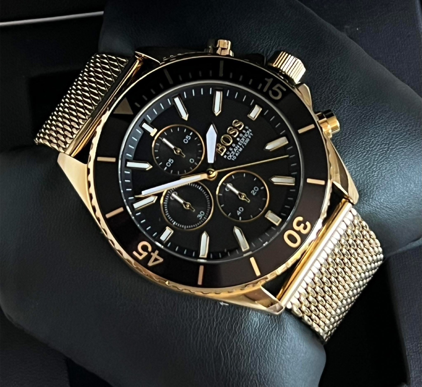 Hugo Boss Men’s Ocean Gold Steel Watch - photo 3