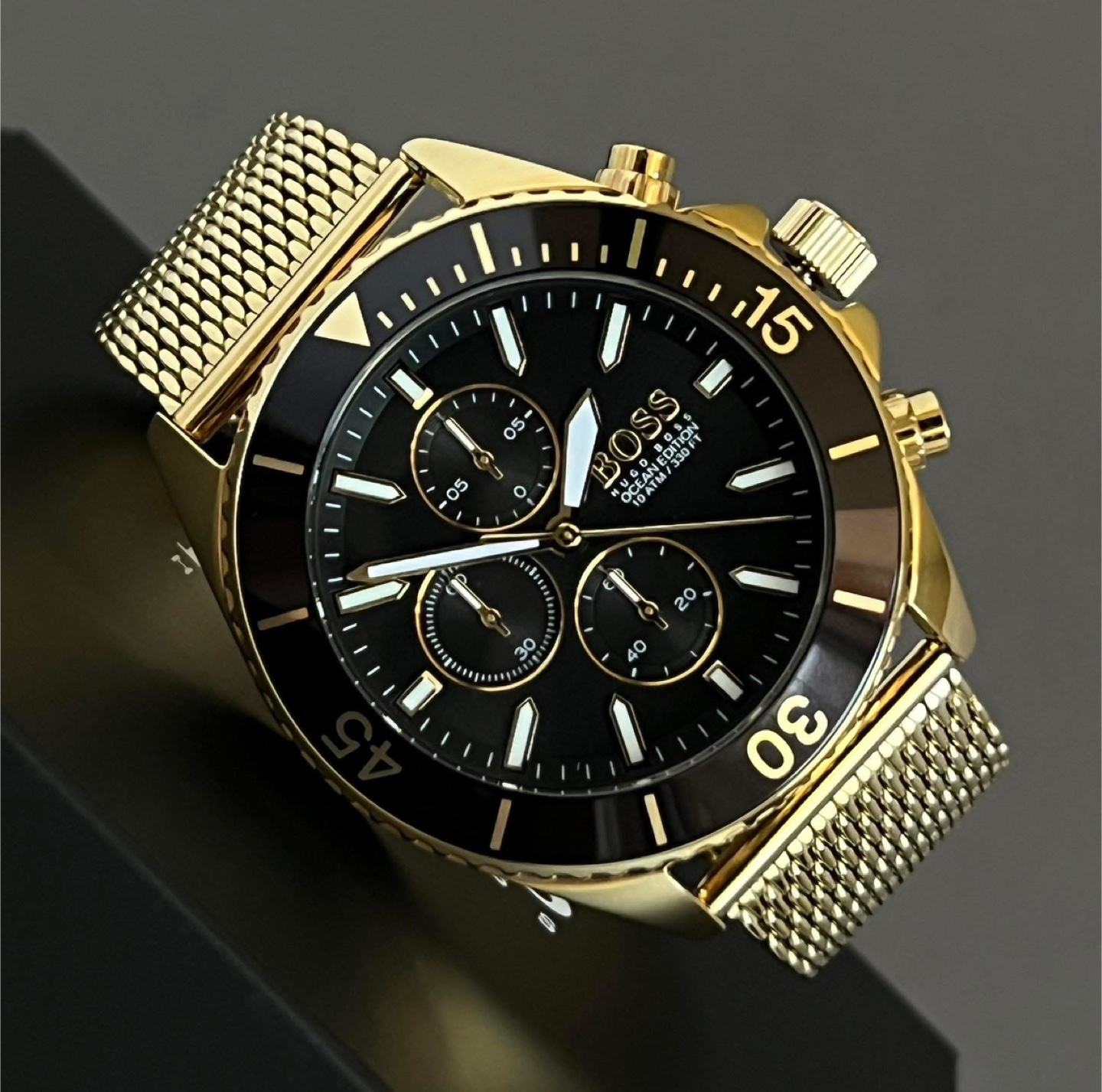 Hugo Boss Men’s Ocean Gold Steel Watch