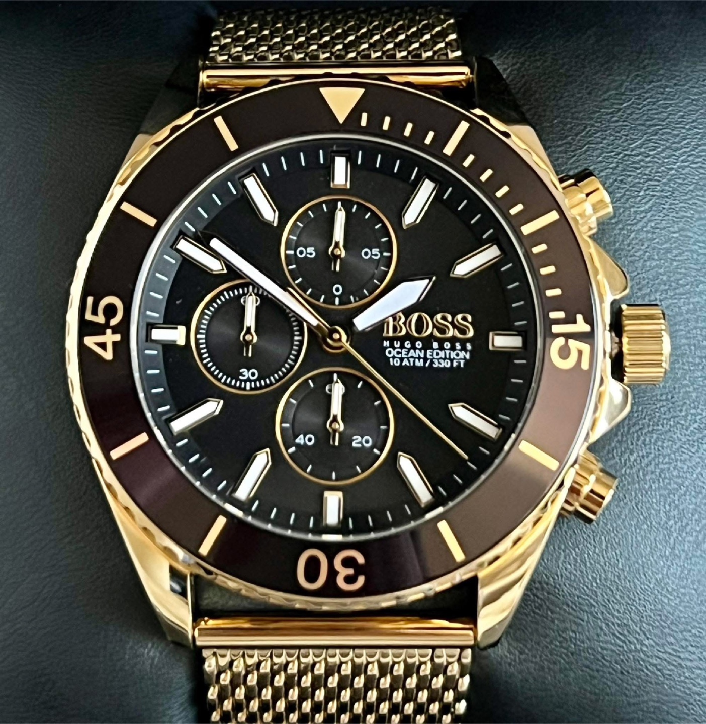 Hugo Boss Men’s Ocean Gold Steel Watch - photo 2