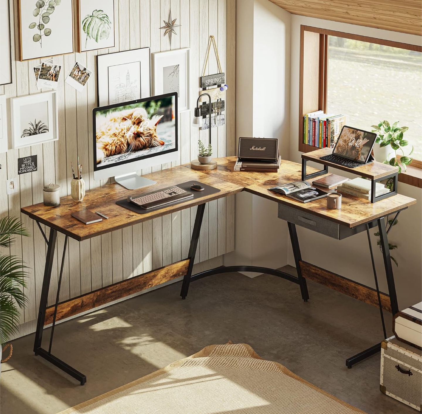 L-Shaped Computer Desk