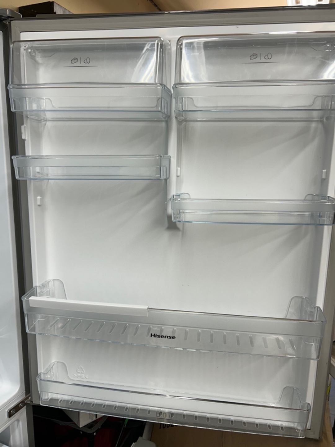 Hisense Bottom Freezer Refrigerator - Stainless Steel - photo 2