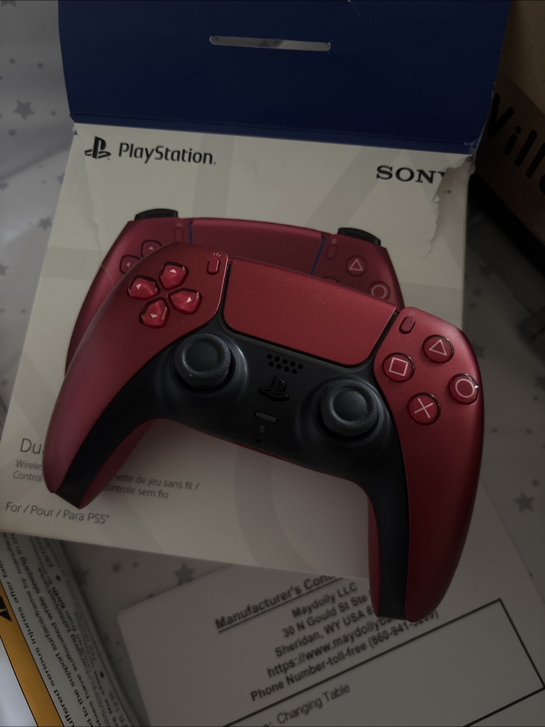 Brand New PlayStation 5 DualSense Wireless Controller - Red - photo 2