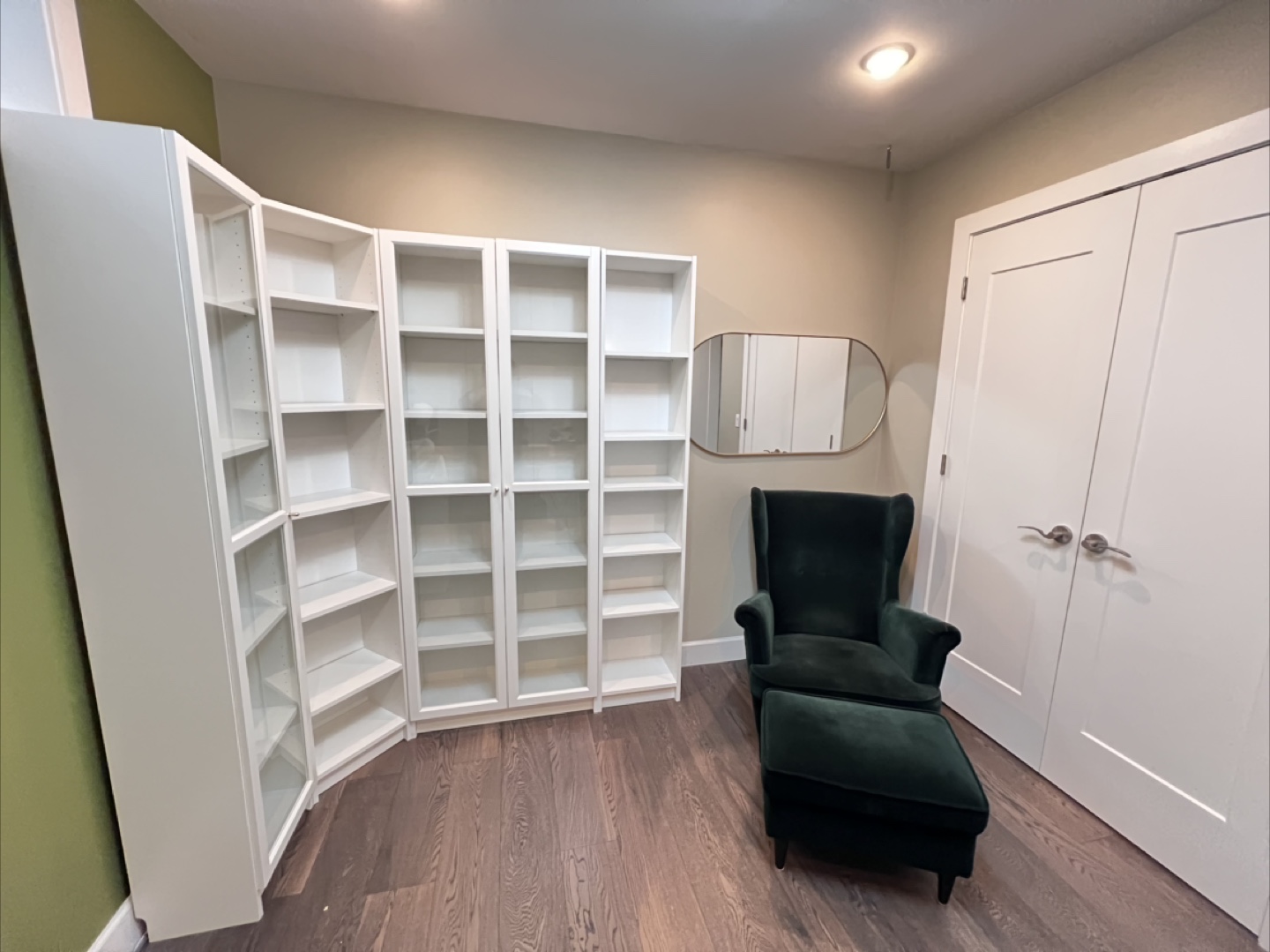 IKEA BILLY Bookcase with Glass Doors - White - photo 2