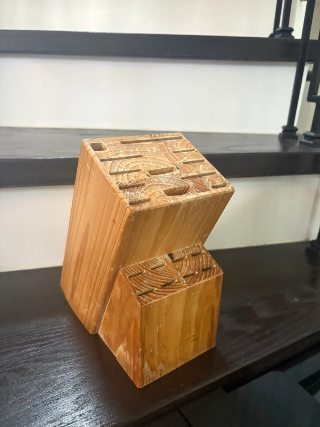 Wooden Knife Block Organizer image indicator(3)