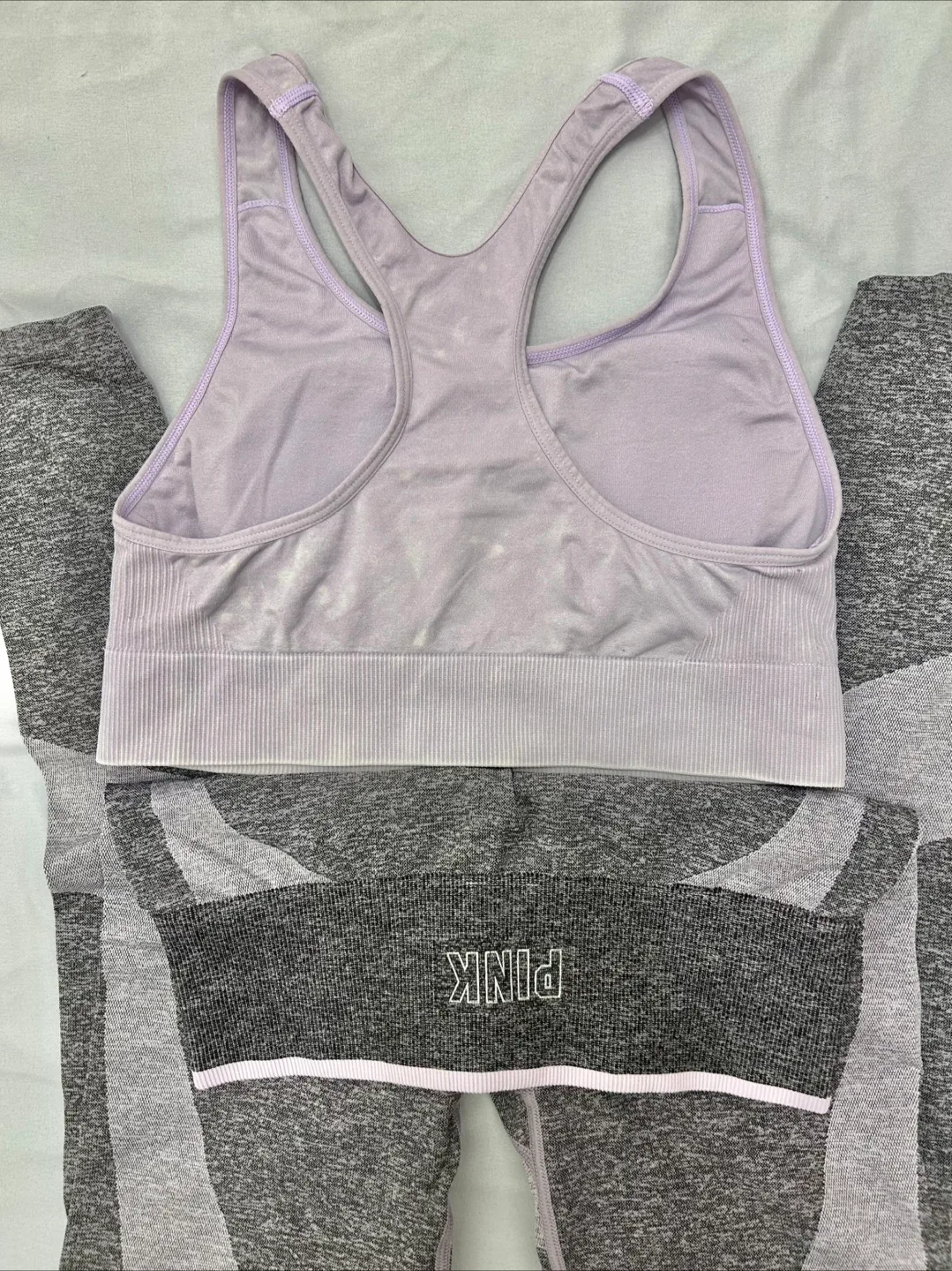 VS Pink Sport Bra and Leggings Set image indicator(2)