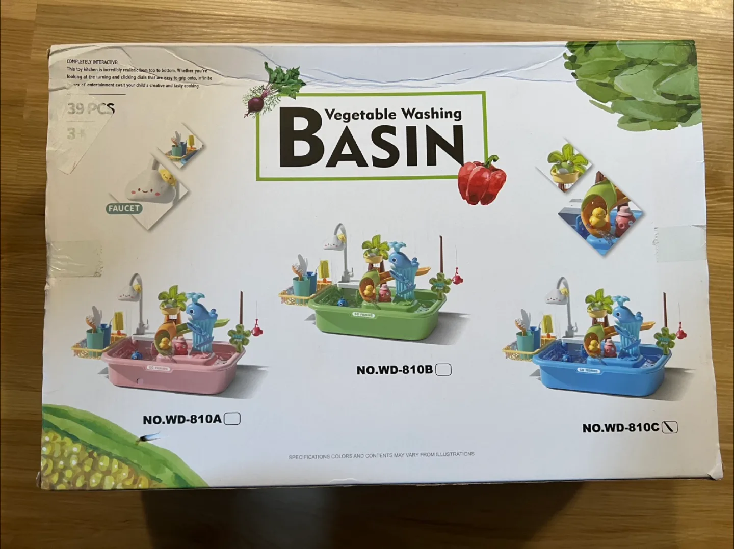 Vegetable Washing Basin Play Set thumbnail
