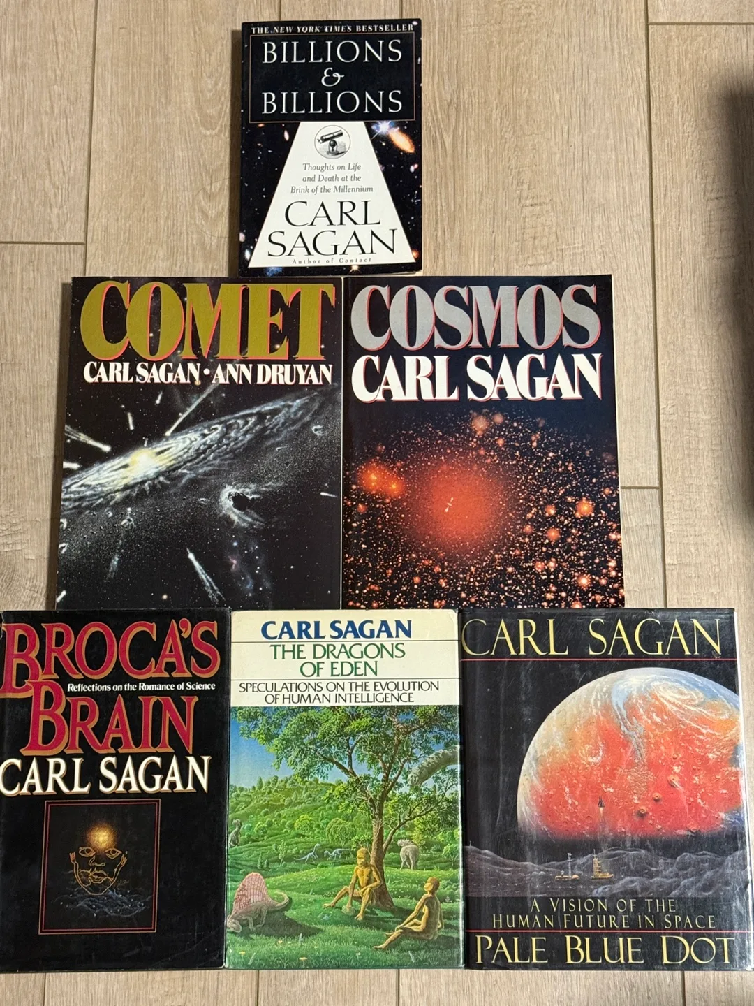 Collection of 6 Carl Sagan Books thumbnail