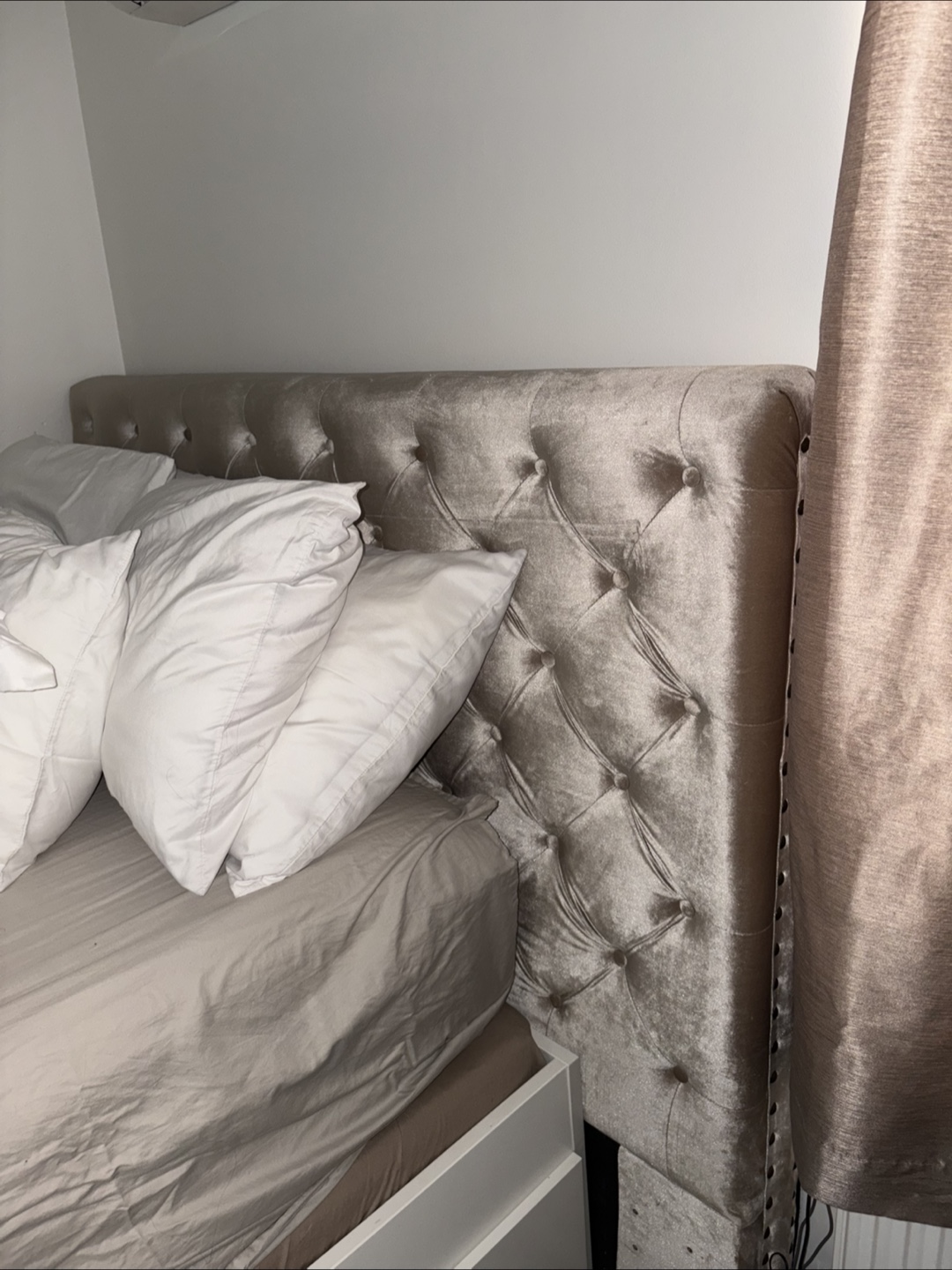 Queen Velvet Headboard