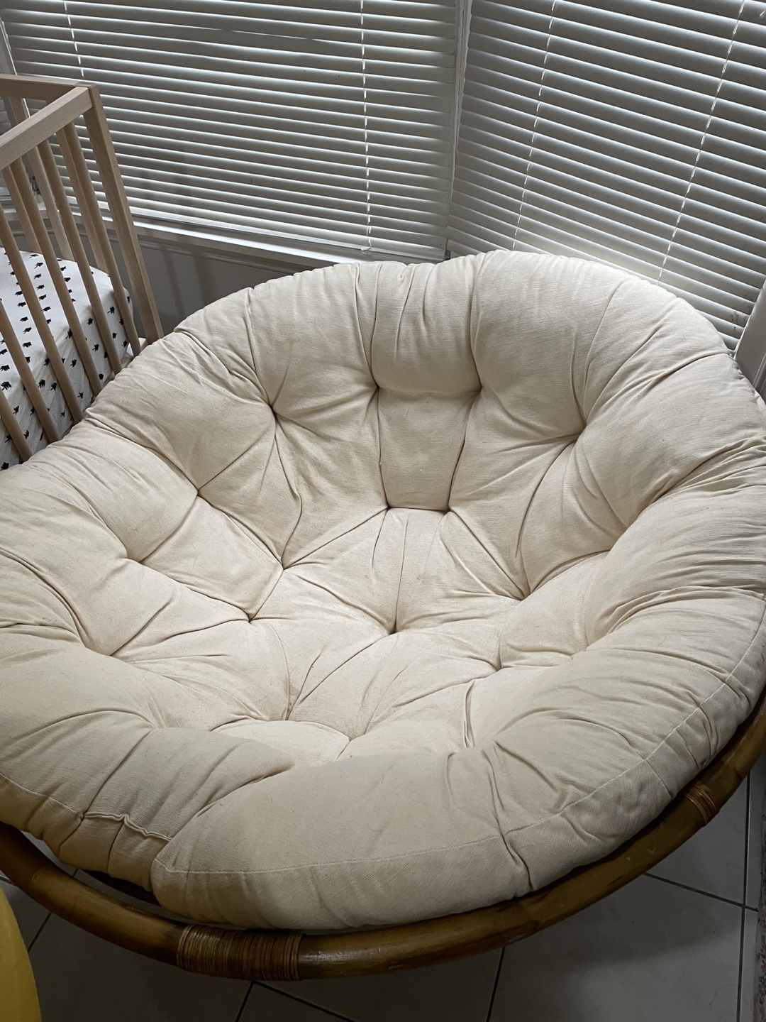 Papasan Chair with Cushion - photo 5