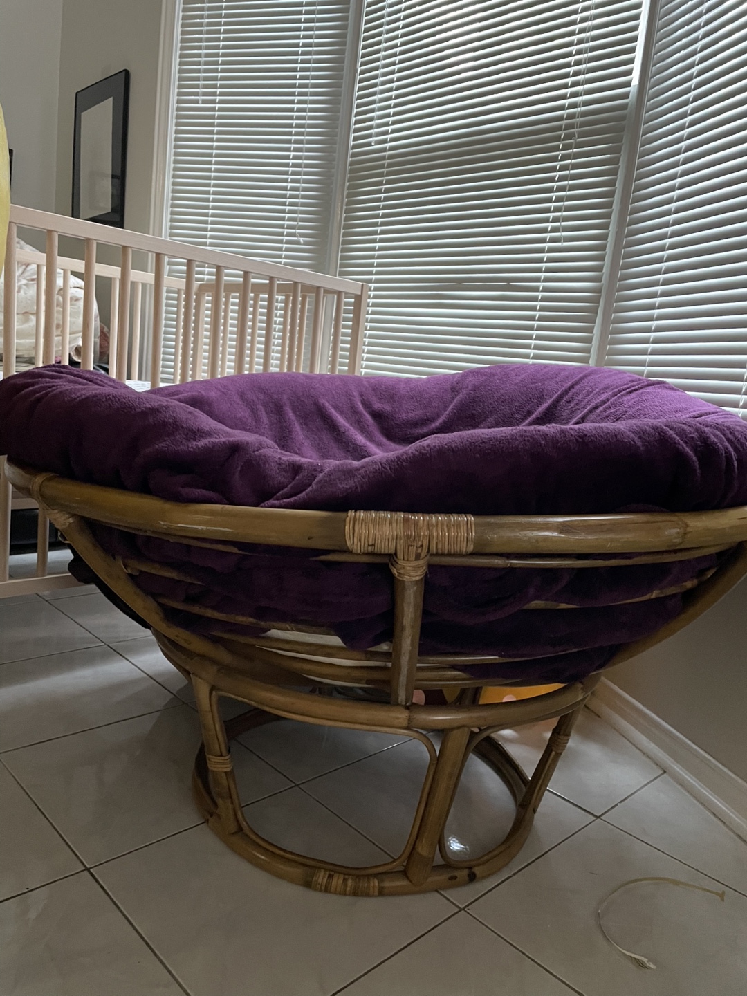 Papasan Chair with Cushion - photo 3