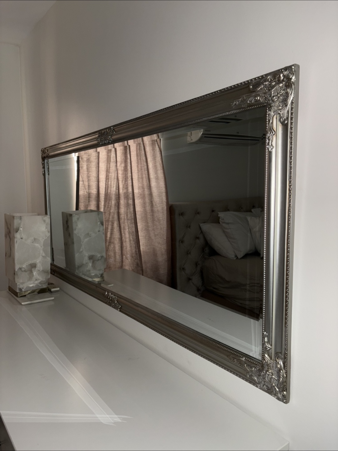 Large Silver Mirror