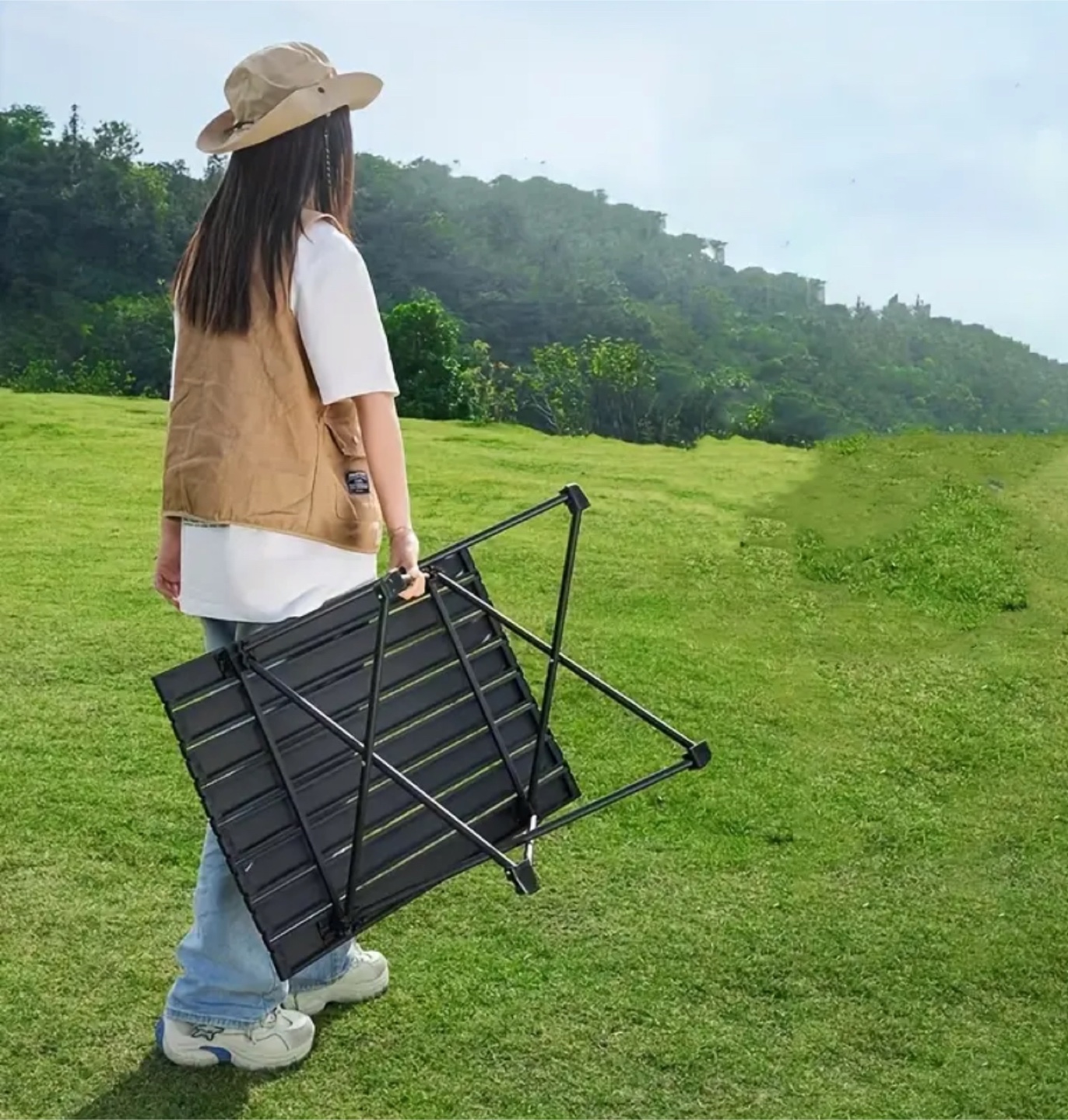 Portable Folding Camping Table  chair Picnic BBQ fishing - photo 3