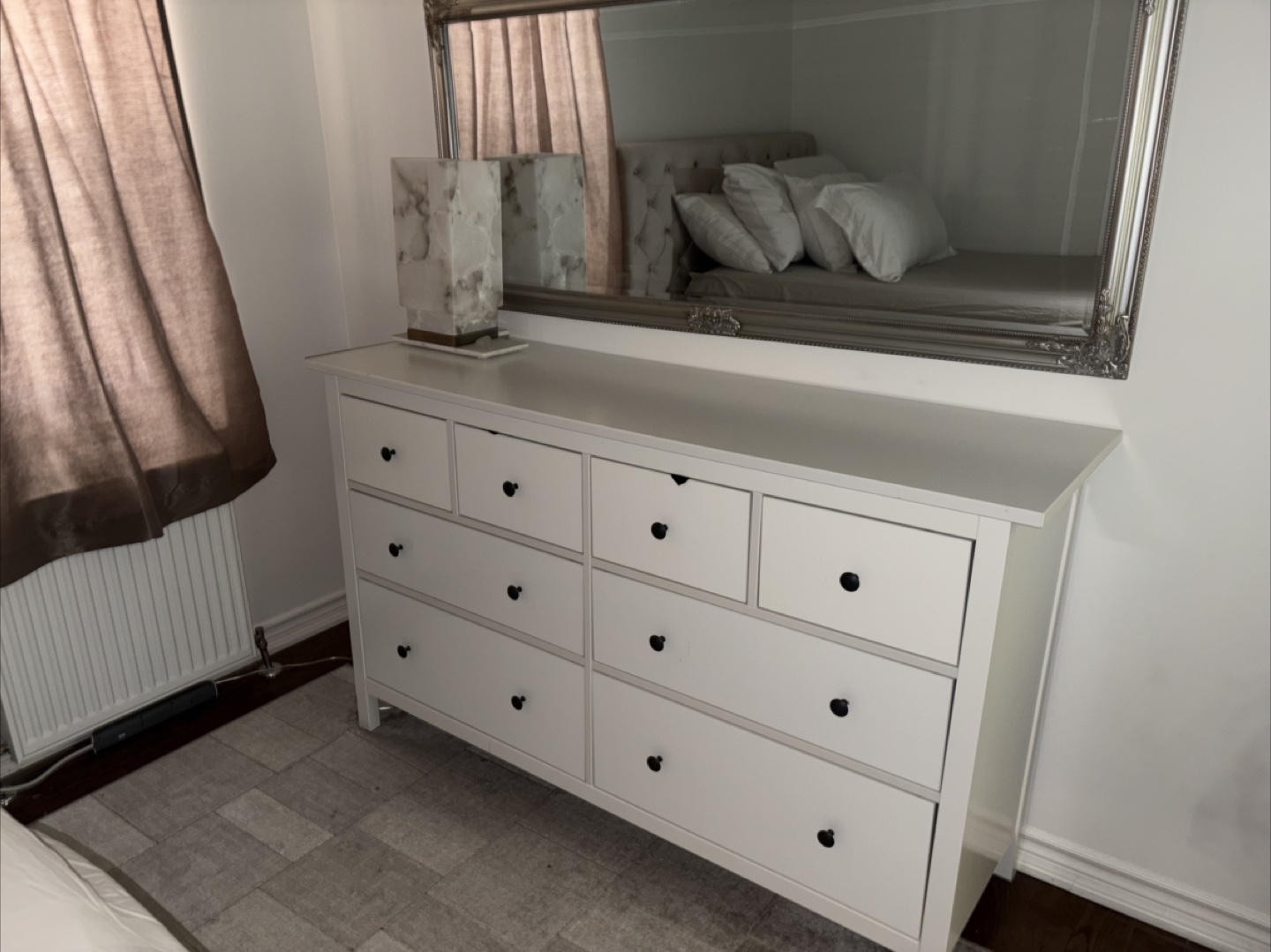 IKEA MALM 8-Drawer Dresser - White