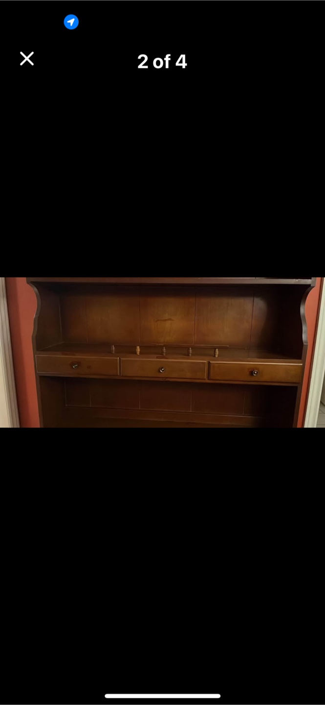 Vintage Corner/ Hutch with Storage/Hutch - photo 3