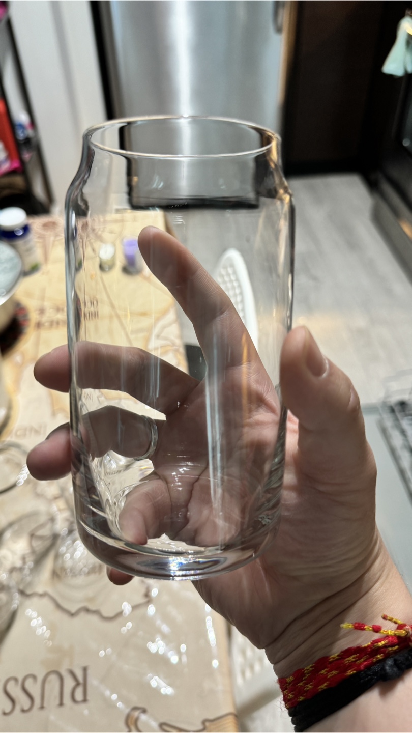 Set of 4 Clear Glass Tumblers - photo 2