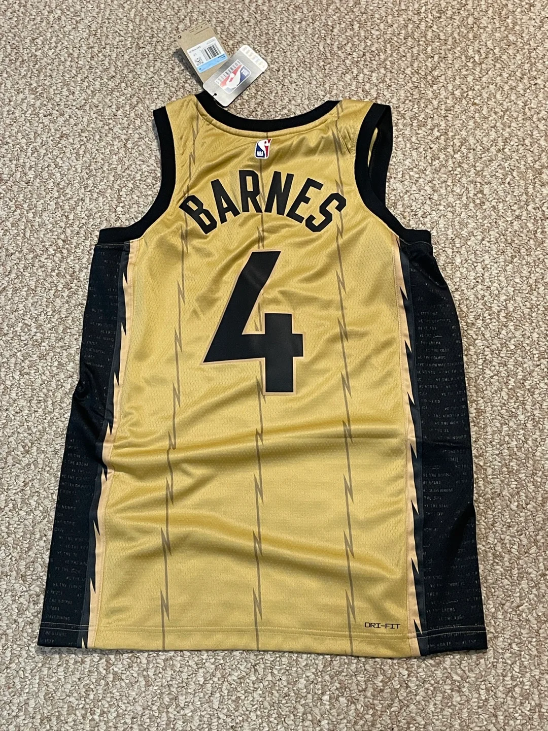 Toronto Raptors Barnes #4 Nike NBA Jersey - Size 44 image indicator(2)