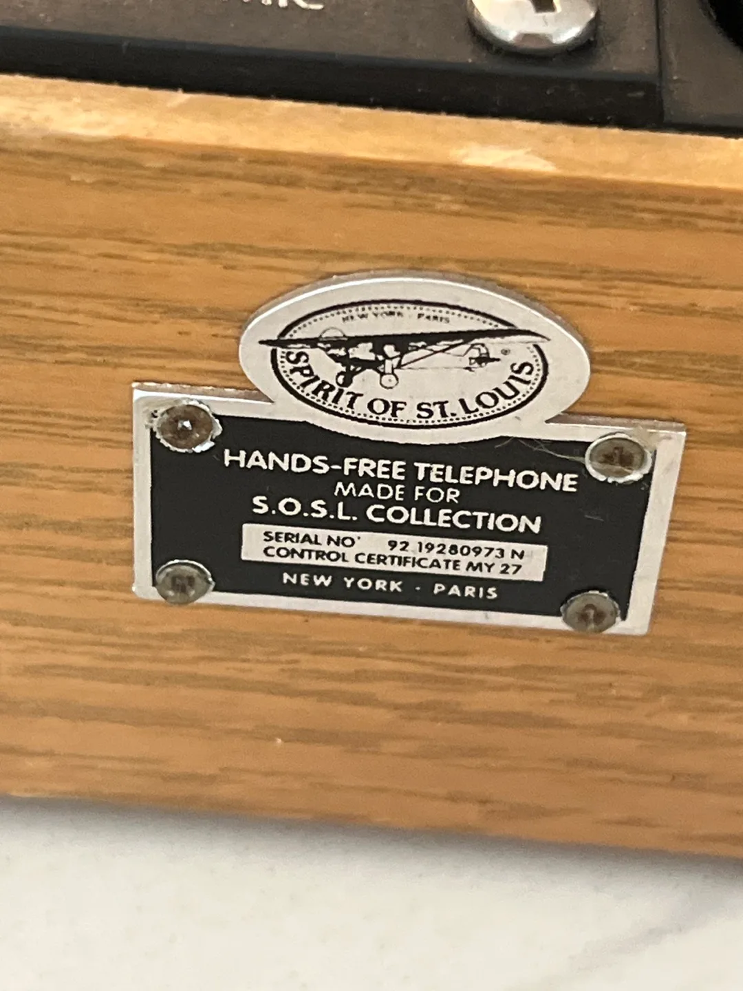 Vintage Spirit of St. Louis Hands-Free Telephone image indicator(4)