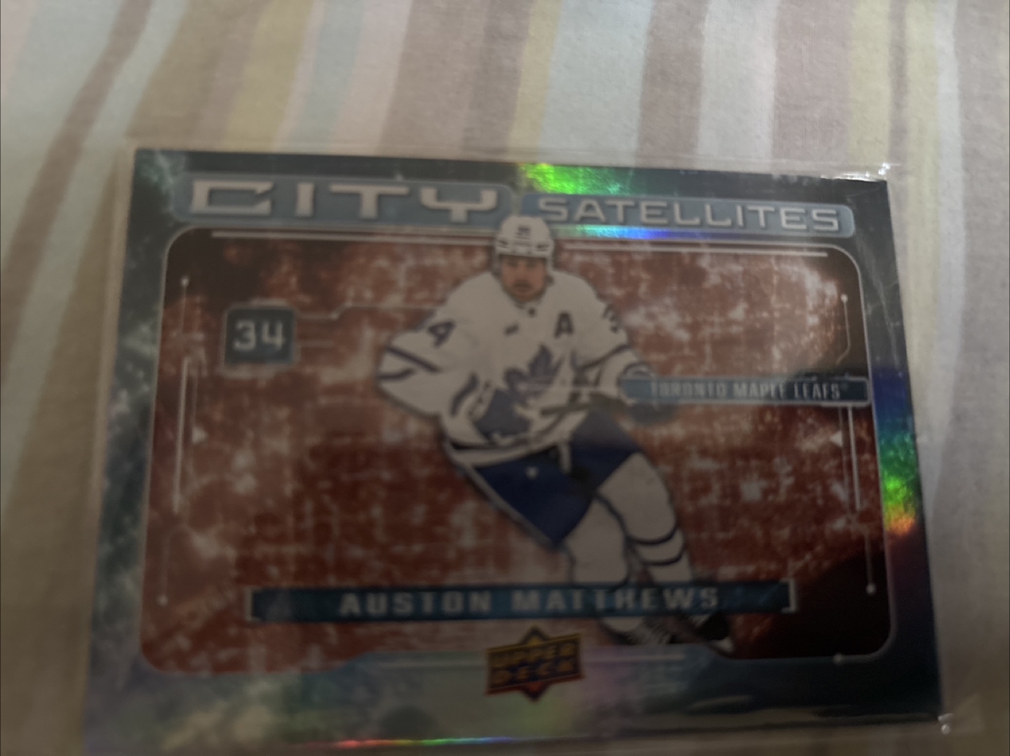 Auston Matthews 2023-24 Upper Deck Series 1 Hockey Card #CS-20