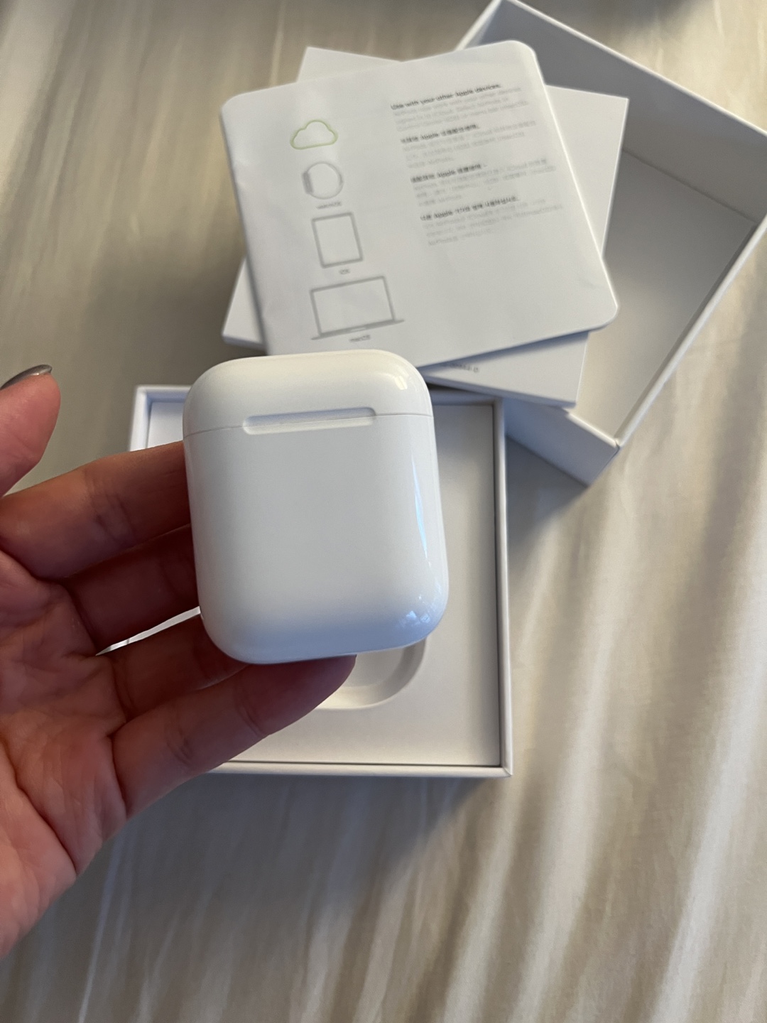 Airpods with Full Box - Like new - photo 3