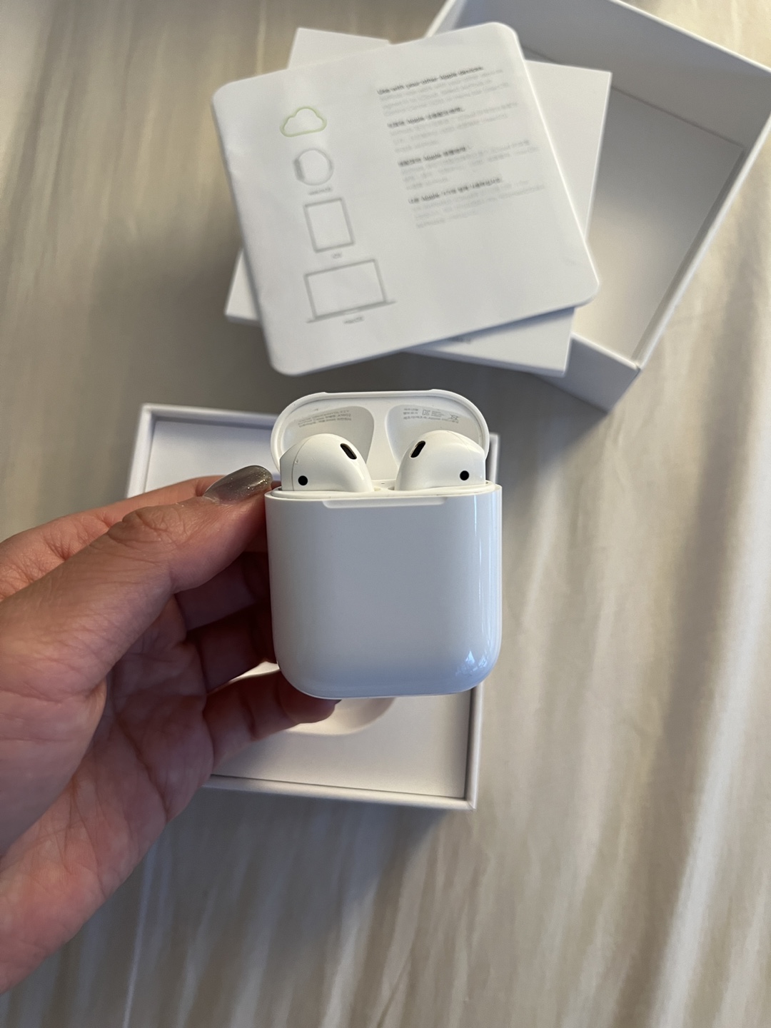 Airpods with Full Box - Like new