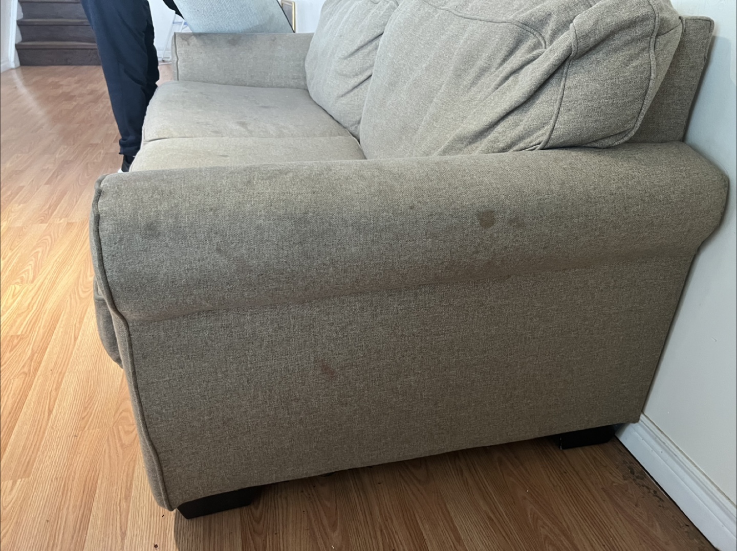Used Sofa - Beige Fabric - photo 3