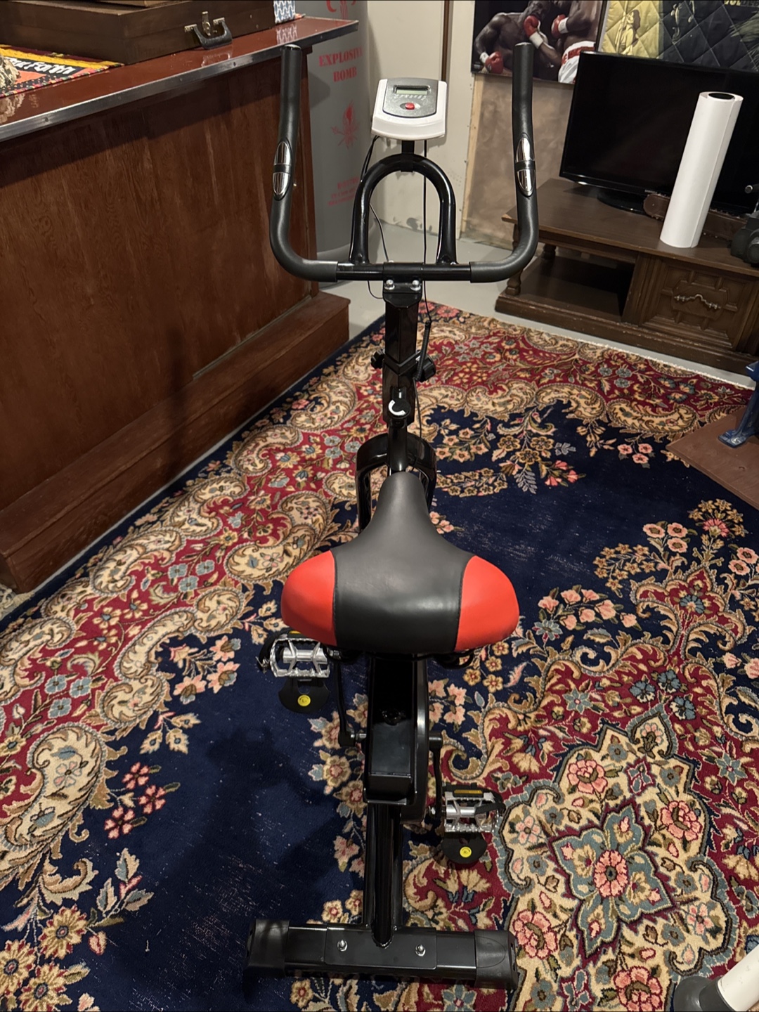 Exercise Bike - Cardio Workout Stationary Cycle
