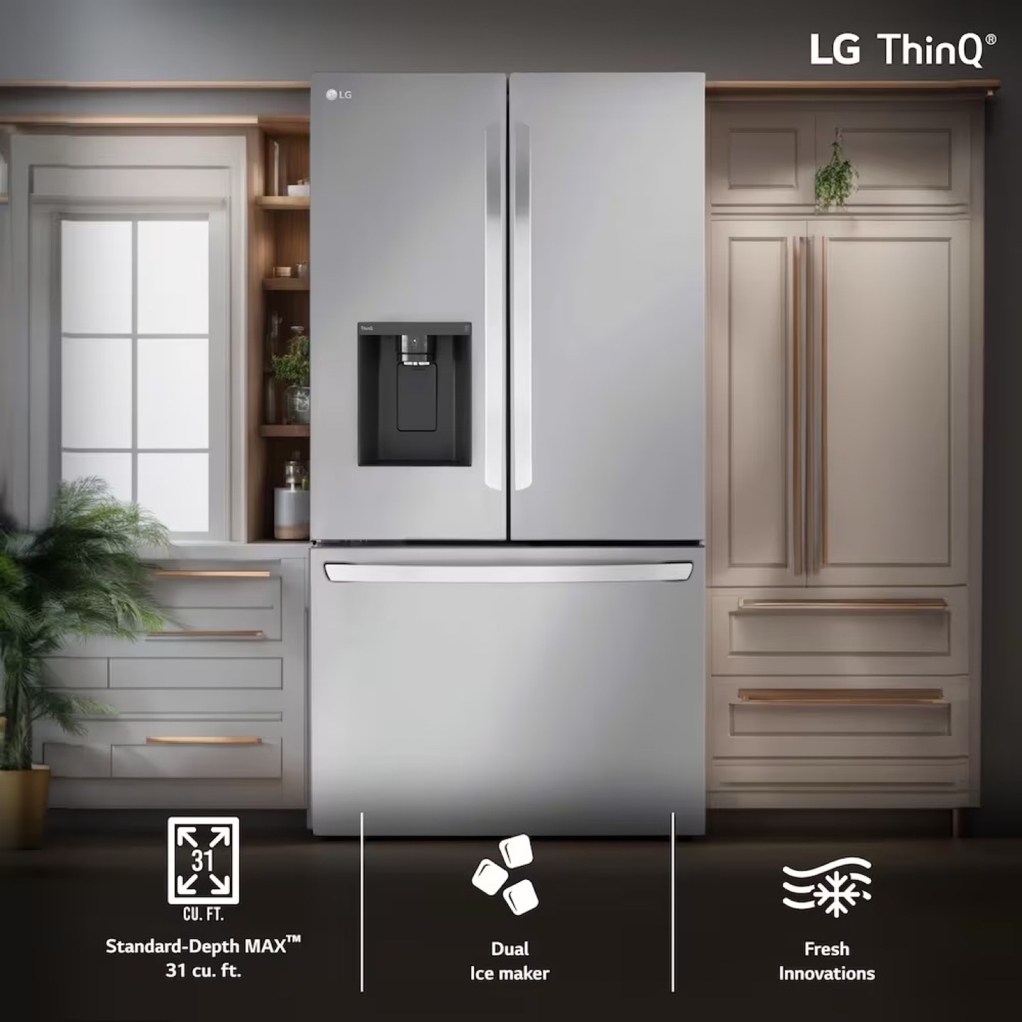 LG 31 cu. ft. French Door Refrigerator - Stainless Steel - photo 5