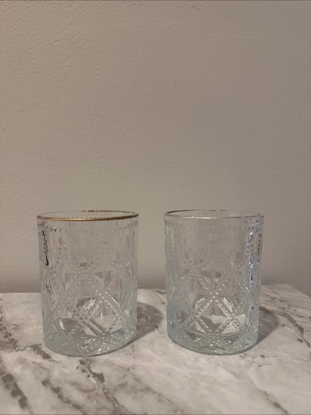 Gold Rimmed Glasses 2pcs thumbnail