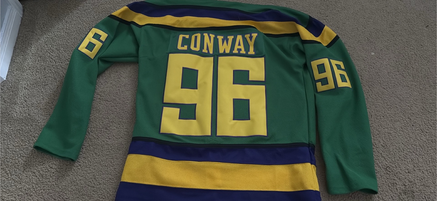 Vintage Mighty Ducks #96 Conway Jersey