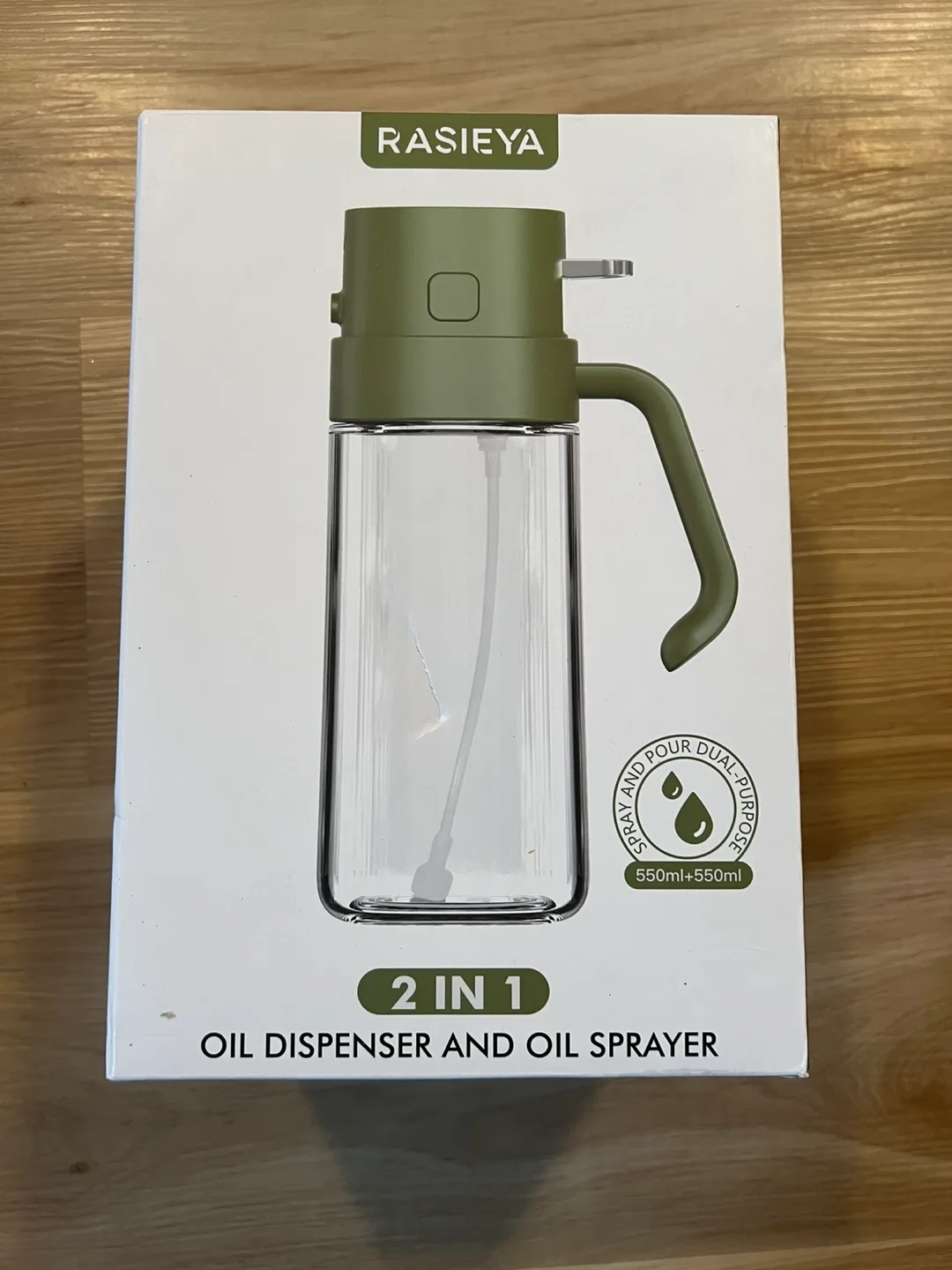 2-in-1 Oil Dispenser and Sprayer - 550ml thumbnail