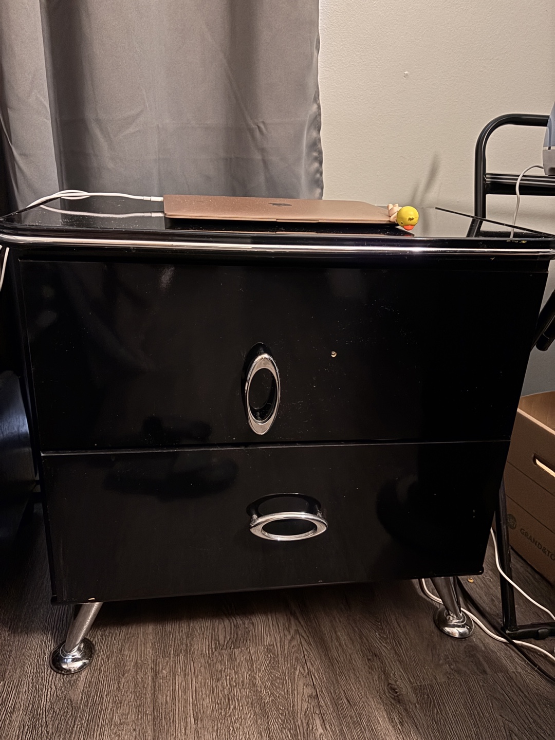 Black High-Gloss Bedroom Set - photo 4