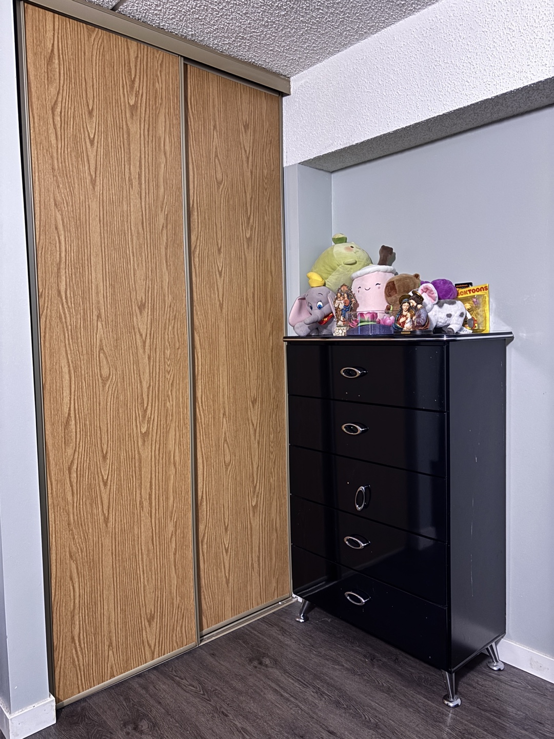 Black High-Gloss Bedroom Set - photo 2