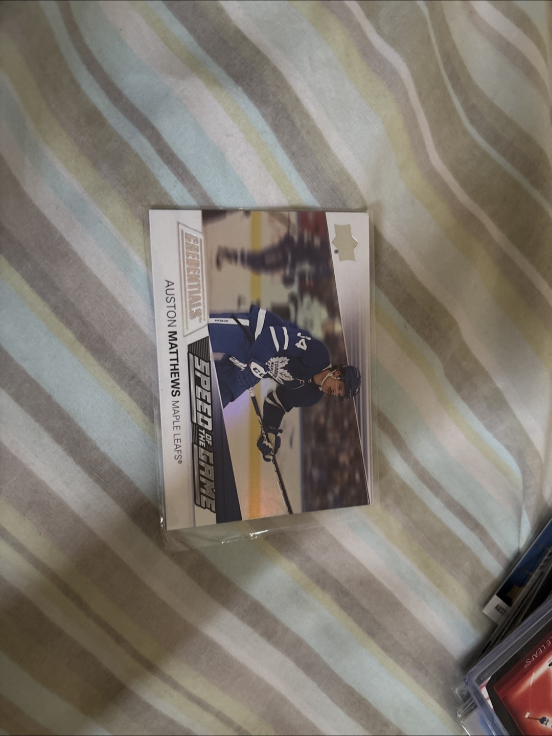 Auston Matthews Speed of the Game Hockey Card