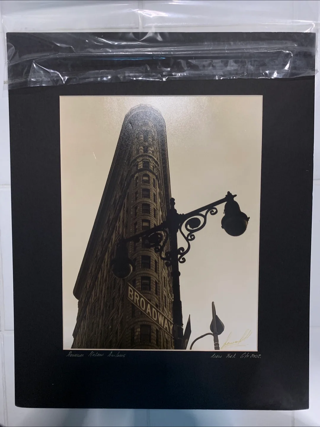 Signed Photograph of the Flatiron Building, New York City thumbnail