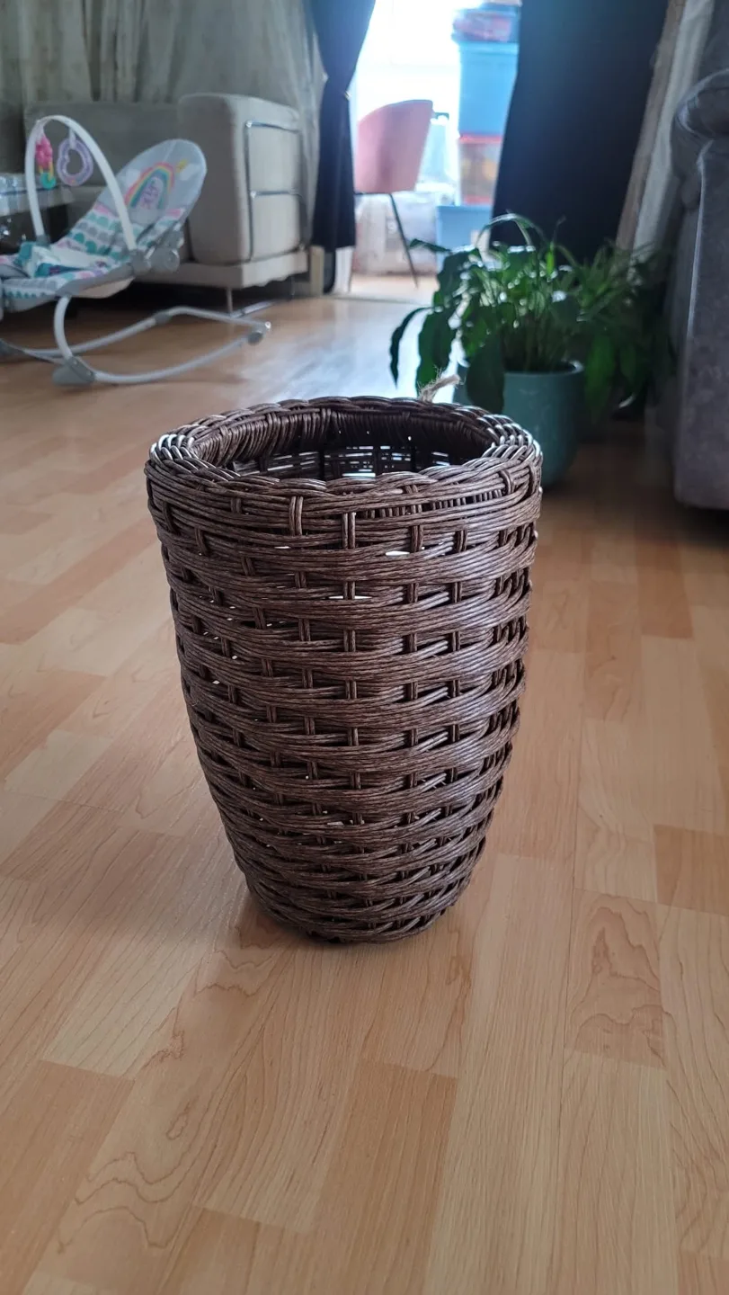 Brown Woven Basket New with tag