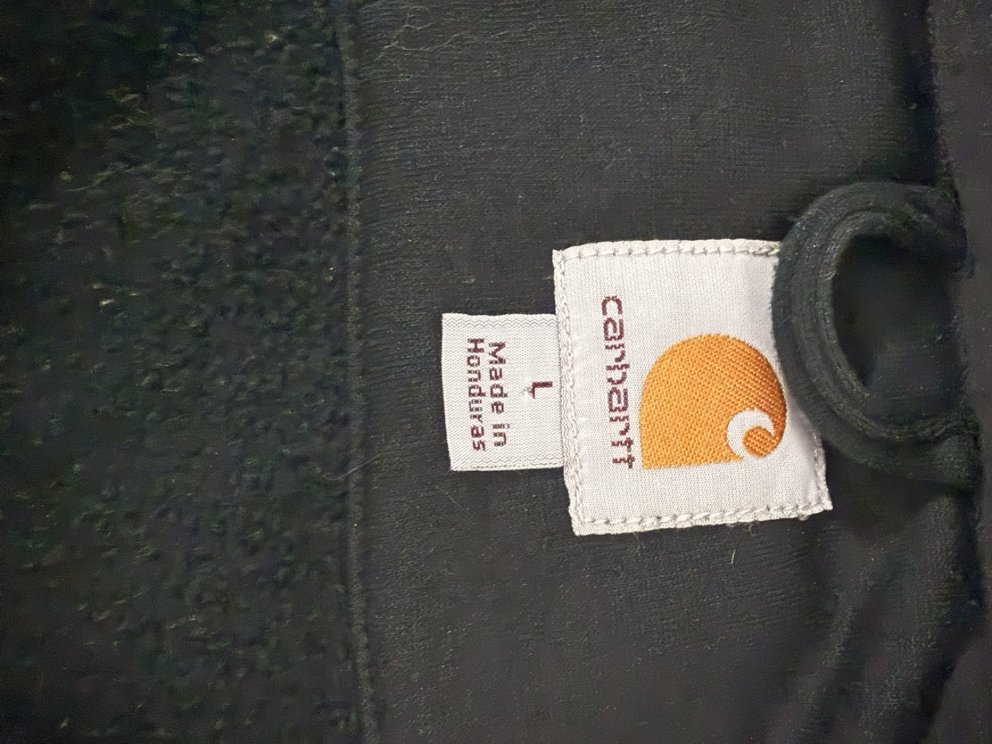 Carhartt Men's Size Large Black Fleece Jacket - photo 4