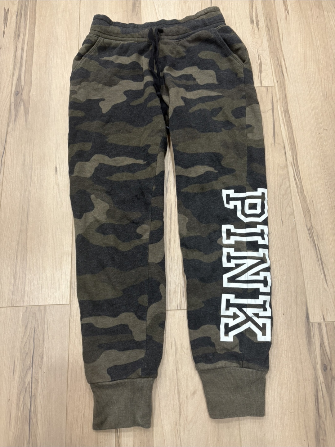 PINK Camo Joggers and Hoodie Set