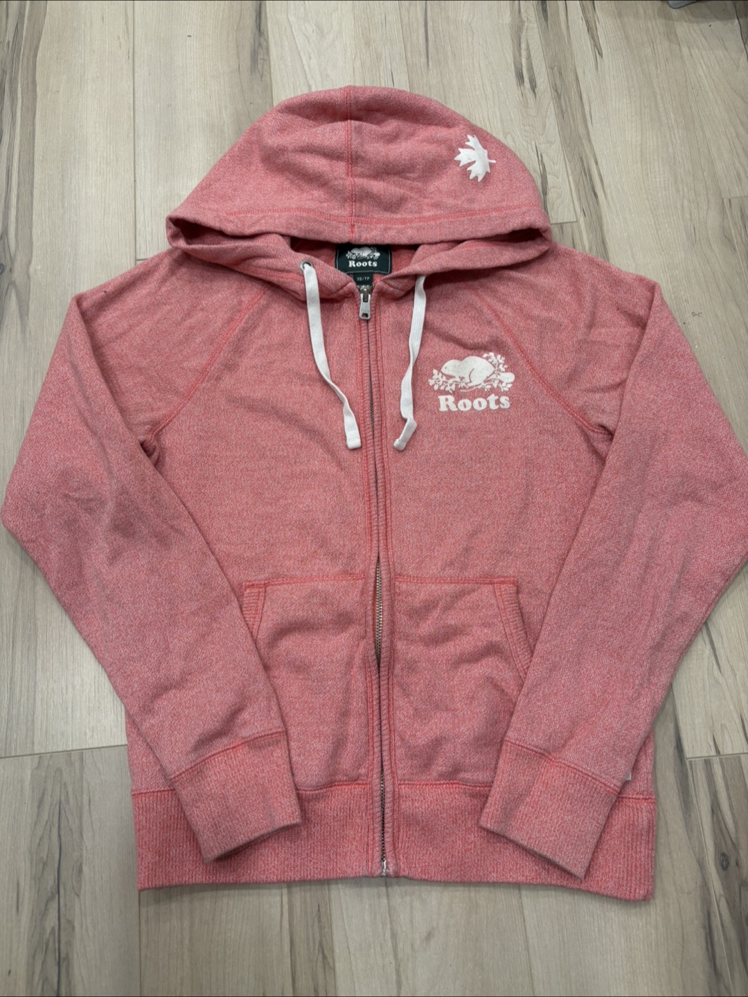 Roots Coral Zip-Up Hoodie and Joggers Set